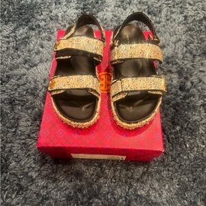 Stylish Tory Burch Glitter Sandals